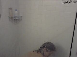 עירום ב ה מקלחת חדר, חופשי הגדרה גבוהה x מדורג וידאו סרט 2d