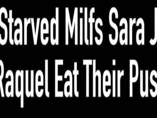Sporco video affamata milfs sara ghiandaia & perdere raquel mangiare loro.